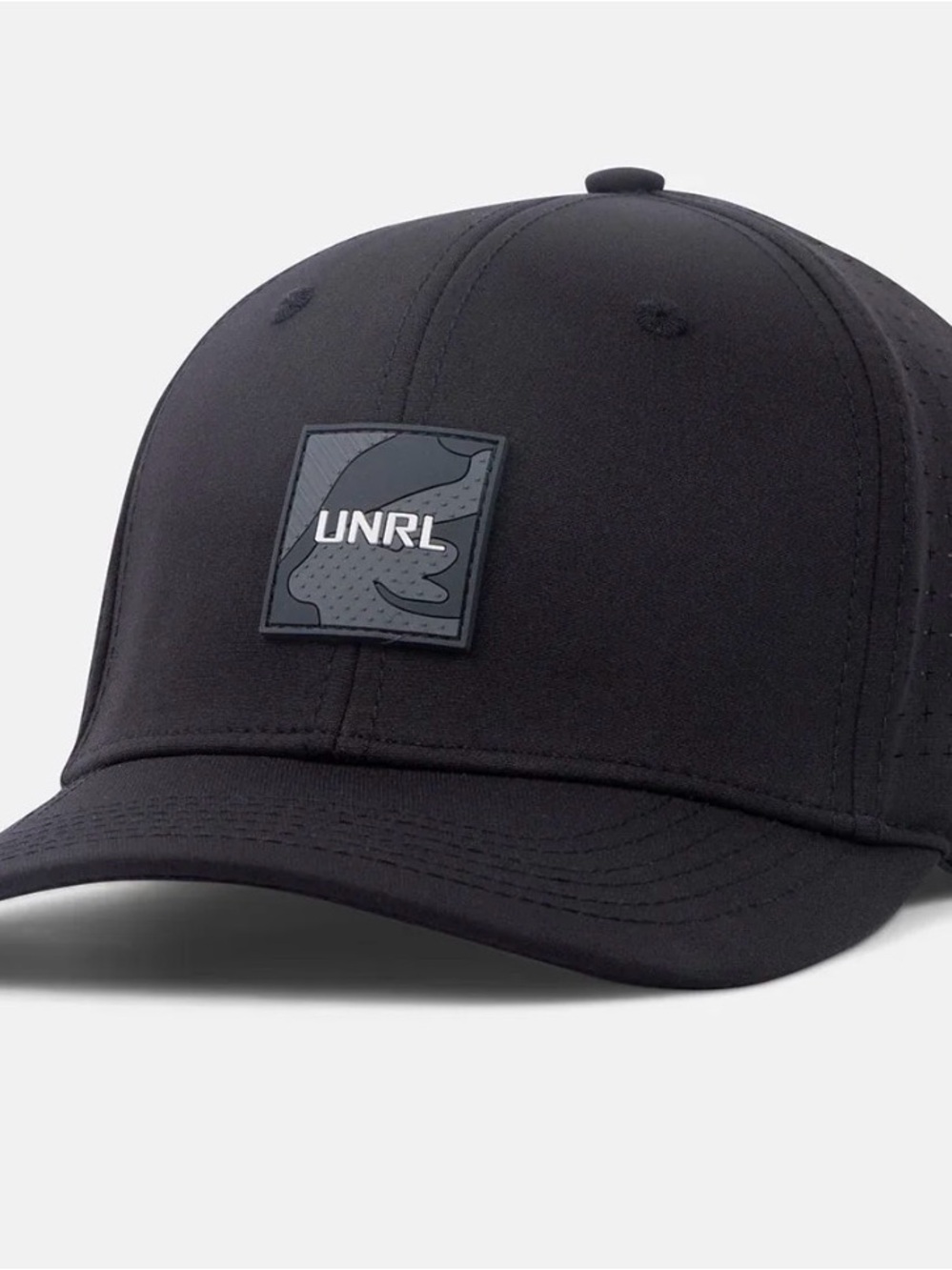 UNRL Black Men's Performance Baseball Cap